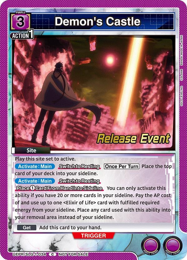 Image for Demon's Castle (UE17BT_RE) (UE17BT/SLG-1-034) - Union Arena