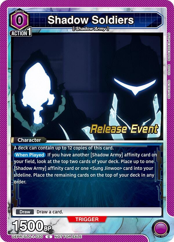 Image for Shadow Soldiers (UE17BT_RE) (UE17BT/SLG-1-030) - Union Arena