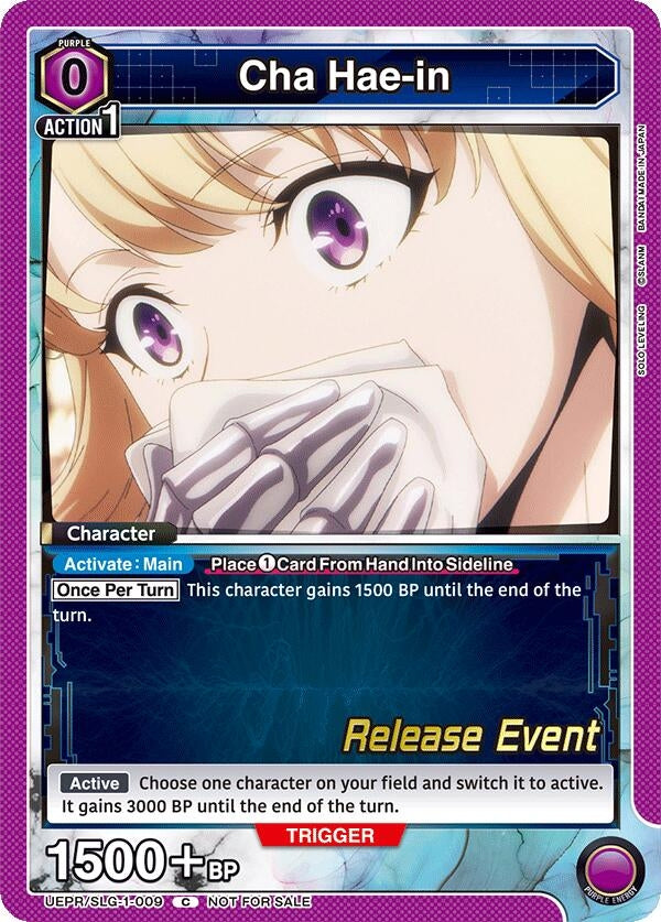 Image for Cha Hae-in (009) (UE17BT_RE) (UE17BT/SLG-1-009) - Union Arena