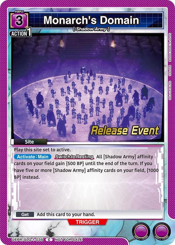 Image for Monarch's Domain (UE17BT_RE) (UE17BT/SLG-1-035) - Union Arena