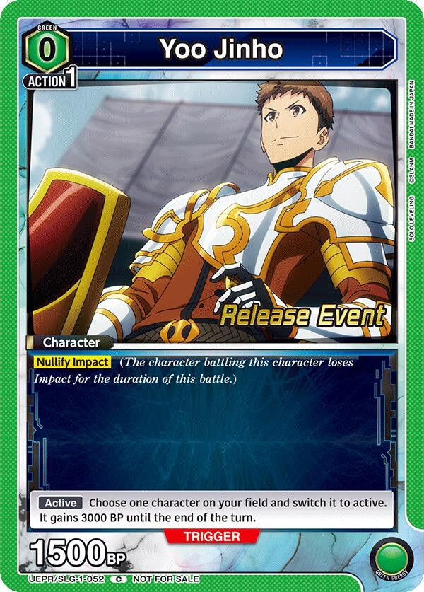 Image for Yoo Jinho (052) (UE17BT_RE) (UE17BT/SLG-1-052) - Union Arena