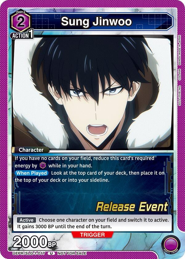 Image for Sung Jinwoo (017) (UE17BT_RE) (UE17BT/SLG-1-017) - Union Arena