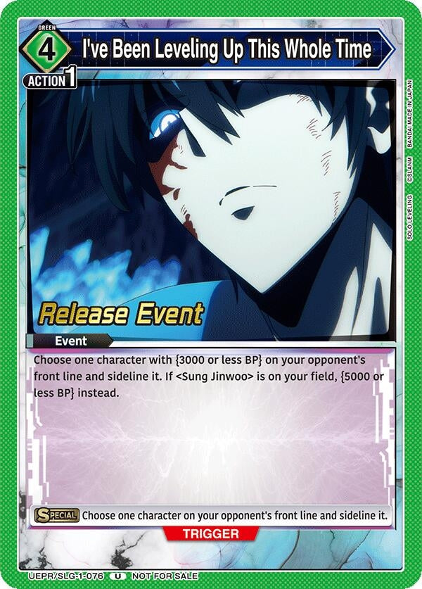 Image for I've Been Leveling Up This Whole Time (UE17BT_RE) (UE17BT/SLG-1-076) - Union Arena