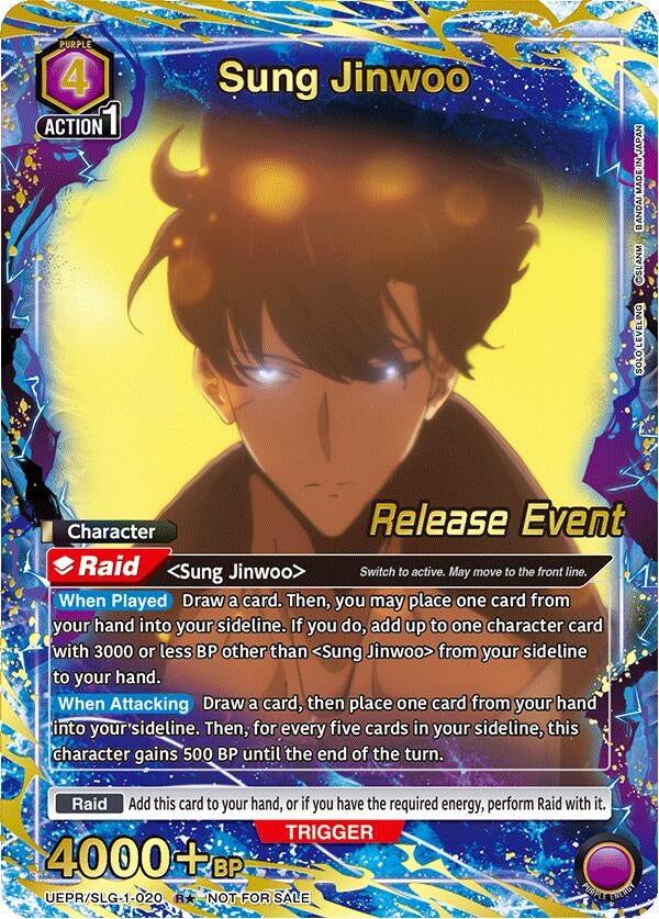 Image for Sung Jinwoo (020) (R*) (UE17BT_RE) (UEPR/SLG-1-020) - Union Arena