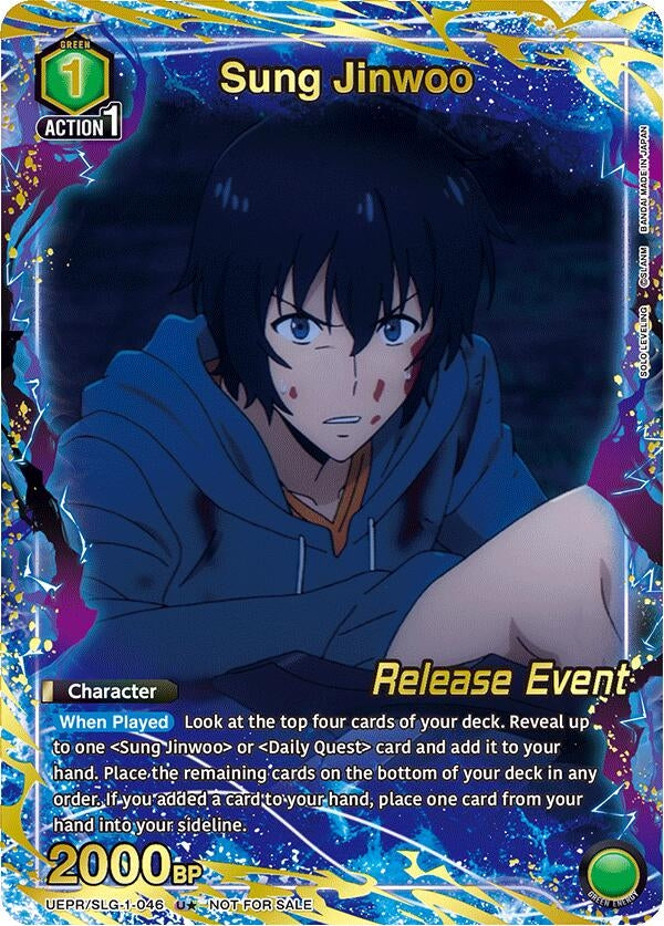 Image for Sung Jinwoo (046) (U*) (UE17BT_RE) (UE17BT/SLG-1-046) - Union Arena