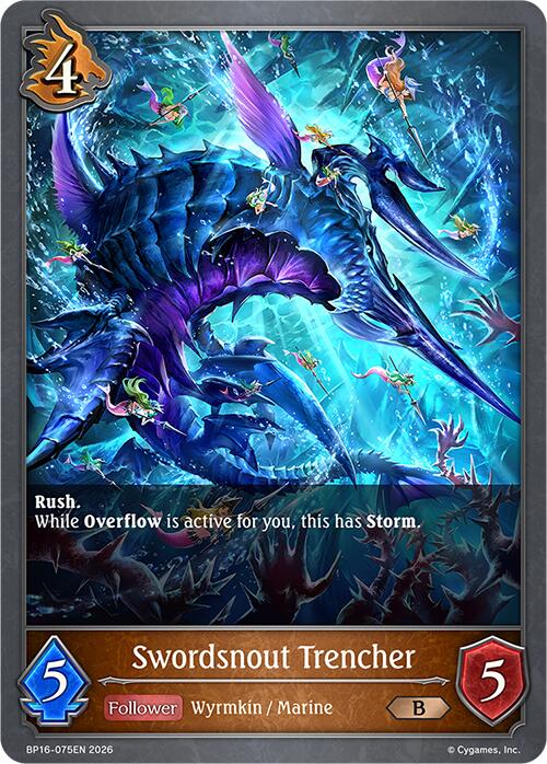 Swordsnout Trencher (BP16-075EN) [New World Genesis]