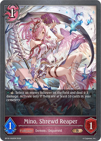 Mino, Shrewd Reaper (BP16-092EN) [New World Genesis]