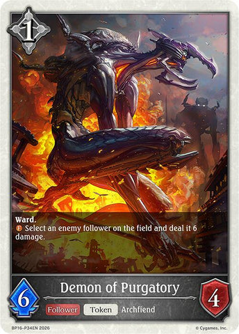 Demon of Purgatory - P34 (Foil) (BP16-P34EN) [New World Genesis]