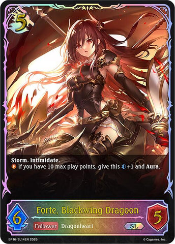Forte, Blackwing Dragoon (BP16-SL14EN) [New World Genesis]