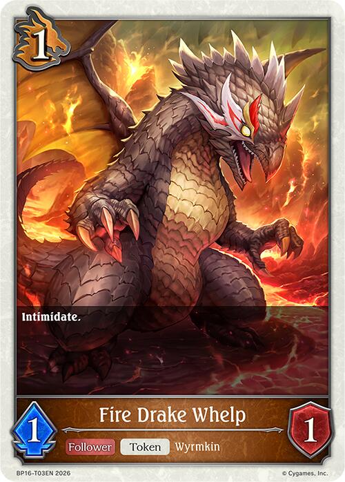 Fire Drake Whelp (BP16-T03EN) [New World Genesis]