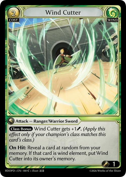 Wind Cutter (180) [Radiant Origins: Pantheon]