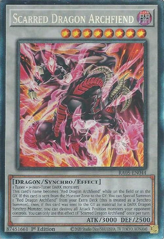 Scarred Dragon Archfiend (Collector's Rare) [RA05-EN044] Collector's Rare