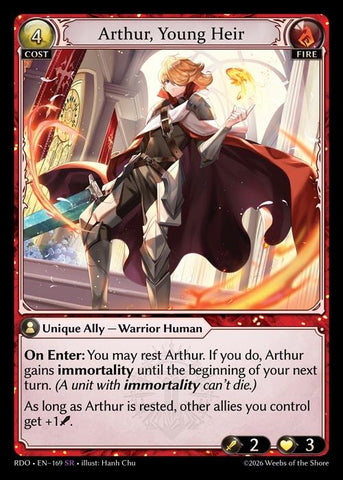 Arthur, Young Heir (169) [Radiant Origins]
