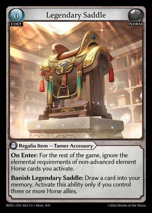 Legendary Saddle (23) [Radiant Origins]