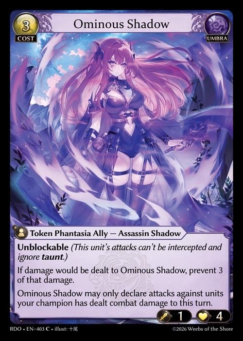 Ominous Shadow (403) [Radiant Origins]