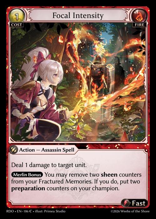 Focal Intensity (Curio Foil) (186) [Radiant Origins]