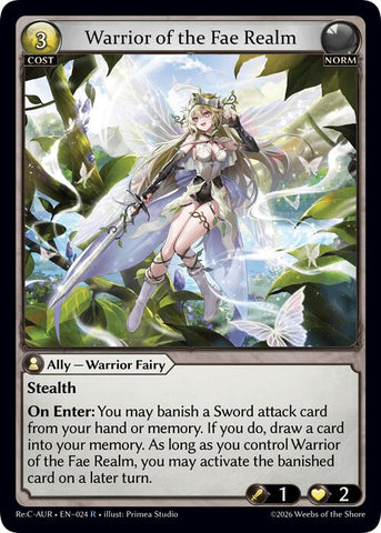Warrior of the Fae Realm (24) [Mordred Re: Collection, Aurelian Regent]