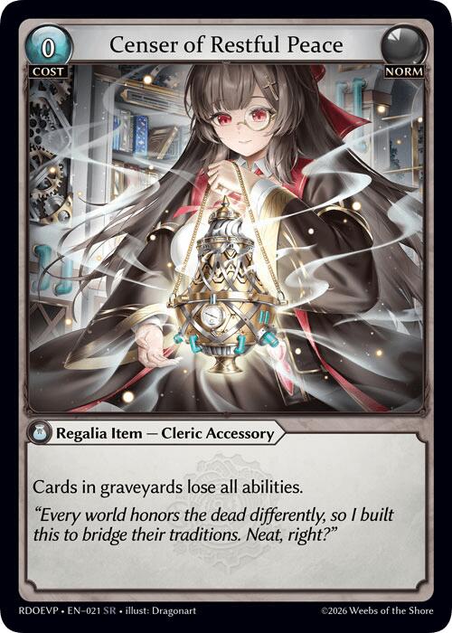Censer of Restful Peace (021) [Radiant Origins Event Pack]
