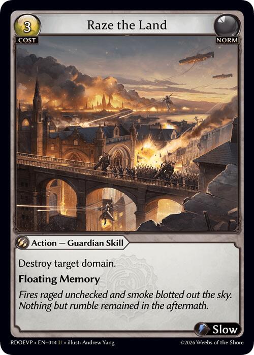 Raze the Land (014) [Radiant Origins Event Pack]