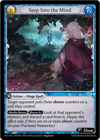 Seep Into the Mind (169) [Promotional Cards]