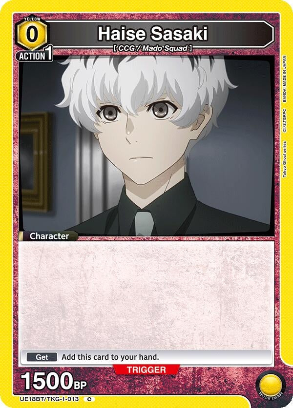Image for Haise Sasaki (013) (UE18BT) (UE18BT/TKG-1-013) - Union Arena