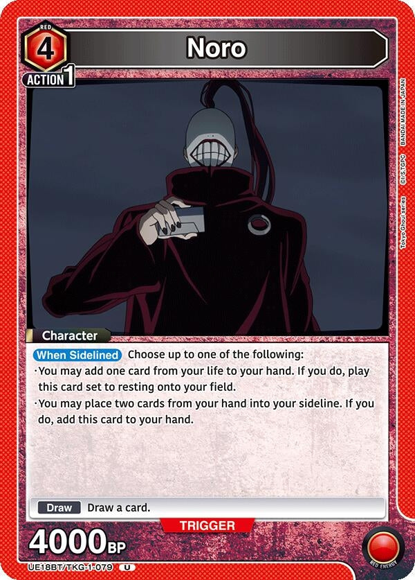 Image for Noro (UE18BT) (UE18BT/TKG-1-079) - Union Arena