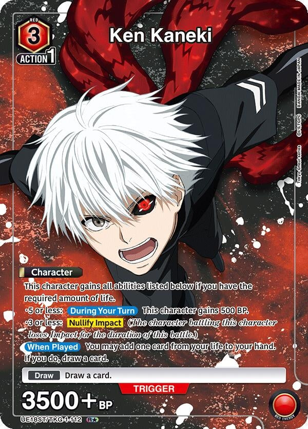 Image for Ken Kaneki (112) (R*) (UE18ST) (UE18ST/TKG-1-112) - Union Arena
