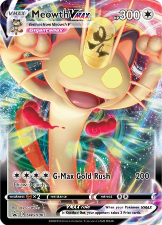 Meowth VMAX (SWSH005) [Sword & Shield: Black Star Promos]