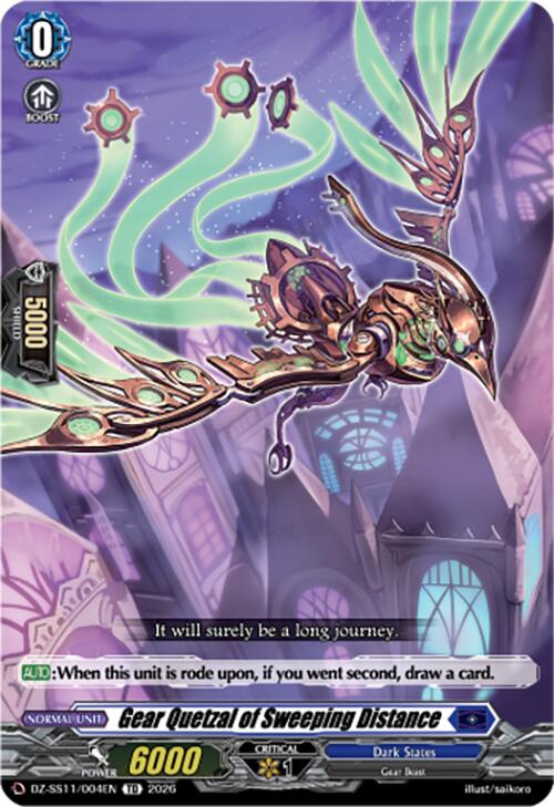 Gear Quetzal of Sweeping Distance (DZ-SS11/004EN) [Master Deckset -Hikari Myodo-]