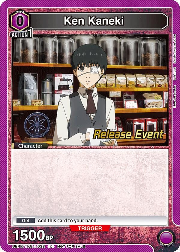Image for Ken Kaneki (038) (UE18BT_RE) (UEPR/TKG-1-038) - Union Arena