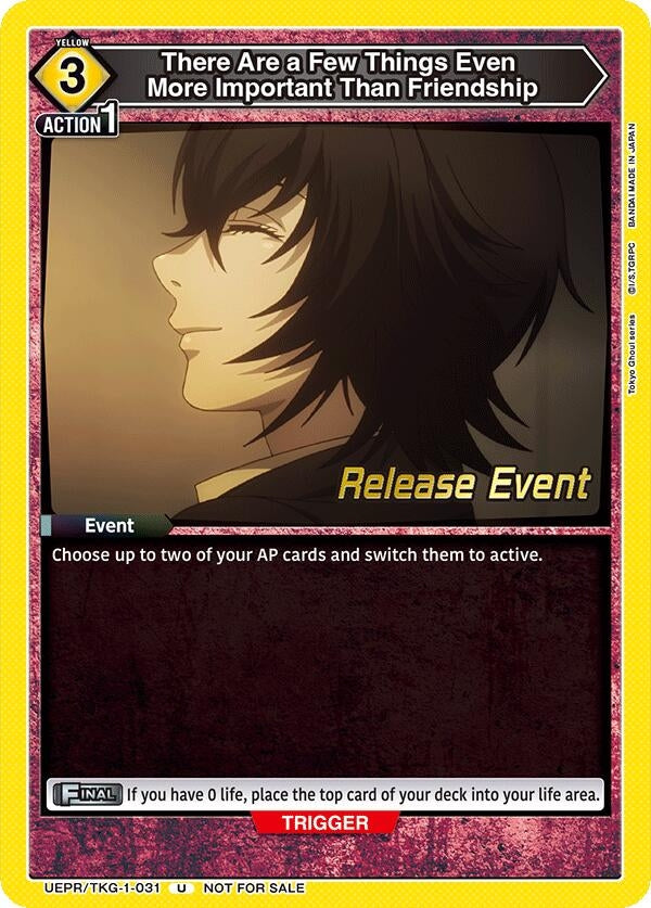 Image for There Are a Few Things Even More Important Than Friendship (UE18BT_RE) (UEPR/TKG-1-031) - Union Arena