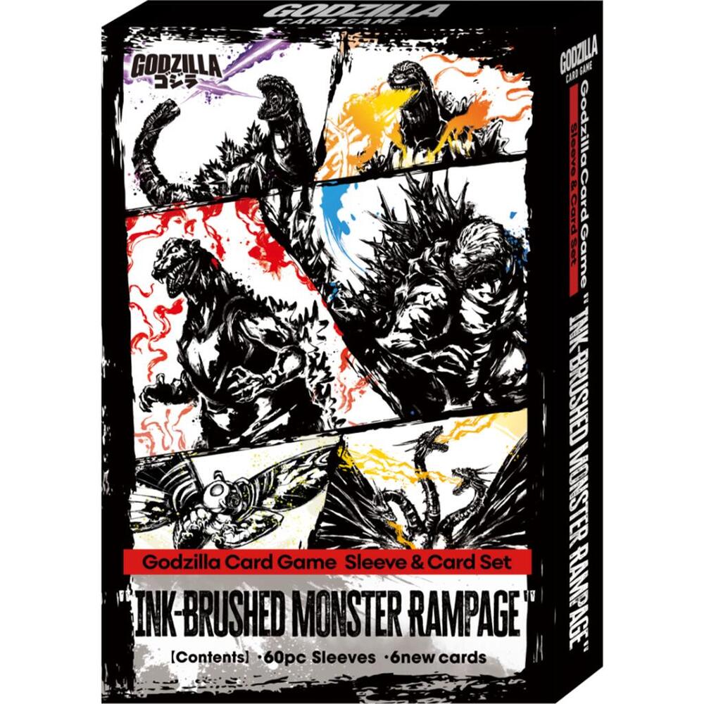 Godzilla Card Game - Ink-Brushed Monster Rampage Sleeve & Card Set