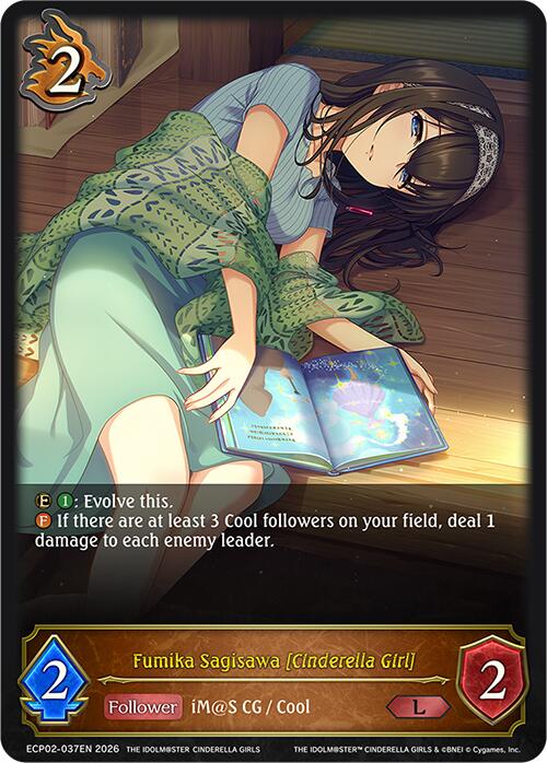 Fumika Sagisawa [Cinderella Girl] (ECP02-037EN) [THE IDOLM@STER CINDERELLA GIRLS EX Crossover Set]
