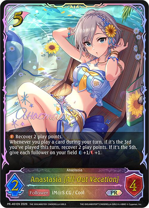 Anastasia [All-Out Vacation] (PR-461EN) [Promotional Cards]