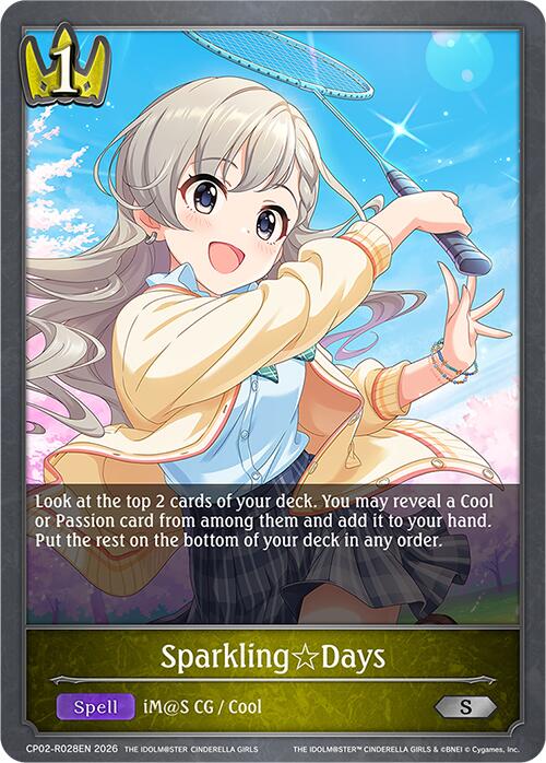 SparklingDays (Reprint) (CP02-R028EN) [THE IDOLM@STER CINDERELLA GIRLS EX Crossover Set]
