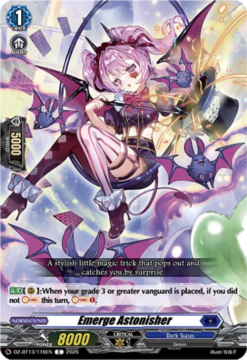 Emerge Astonisher (DZ-BT13/116EN) [Parallactic Clash]