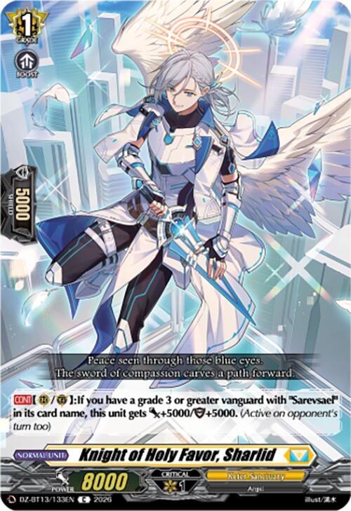 Knight of Holy Favor, Sharlid (DZ-BT13/133EN) [Parallactic Clash]