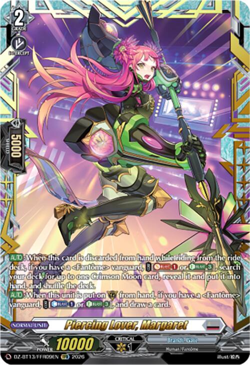 Piercing Lover, Margaret (DZ-BT13/FFR09EN) [Parallactic Clash]