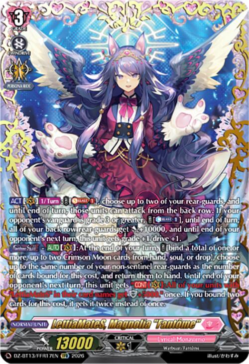LettiaMateS, Magnolia "Fantome" (DZ-BT13/FFR17EN) [Parallactic Clash]