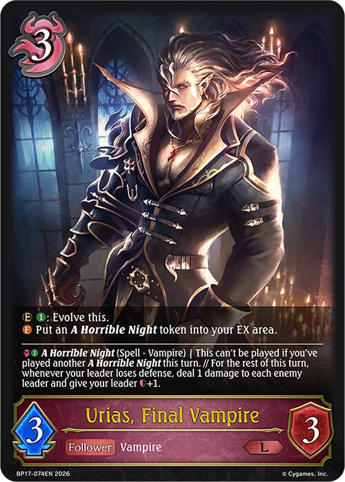 Urias, Final Vampire (BP17-074EN) [Convergent Destinies]