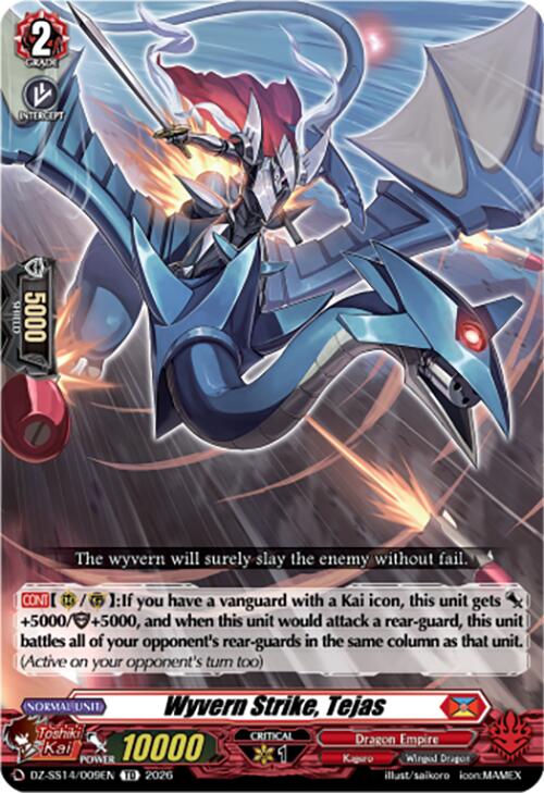 Wyvern Strike, Tejas (DZ-SS14/009EN) [Dragonic Overlord Start Deck]