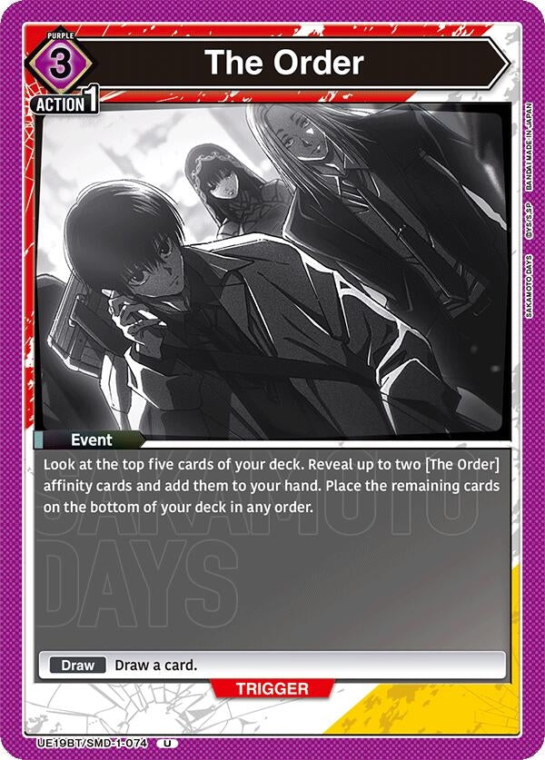 Image for The Order (UE19BT) (UE19BT/SMD-1-074) - Union Arena