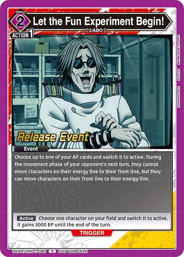 Image for Let the Fun Experiment Begin! (UE19BT_RE) (UE19BT/SMD-1-080) - Union Arena