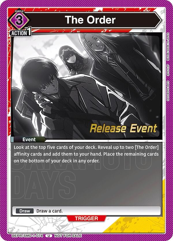 Image for The Order (UE19BT_RE) (UE19BT/SMD-1-074) - Union Arena