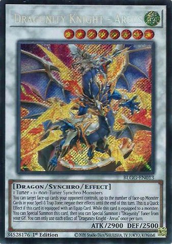 Dragunity Knight - Areus [BLGG-EN013] Secret Rare