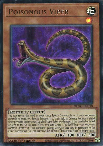 Poisonous Viper [BLGG-EN030] Ultra Rare