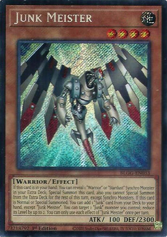 Junk Meister [BLGG-EN033] Secret Rare