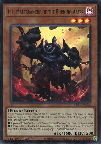 Cir, Malebranche of the Burning Abyss [BLGG-EN064] Ultra Rare