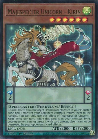 Majespecter Unicorn - Kirin [BLGG-EN065] Ultra Rare