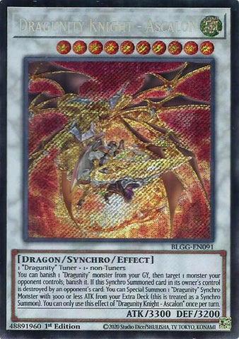 Dragunity Knight - Ascalon [BLGG-EN091] Secret Rare
